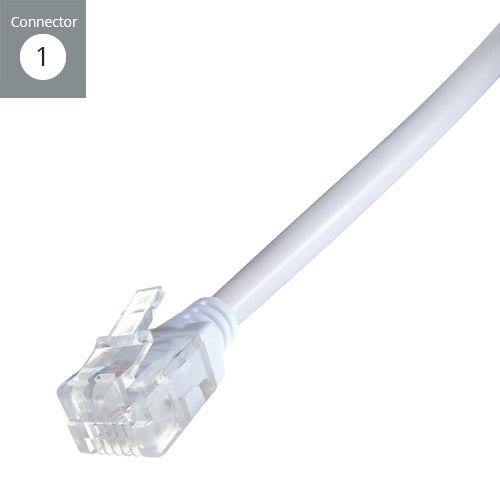 connektgear 20m ADSL Broadband High Speed Modem Cable RJ11 Male to RJ11 Male