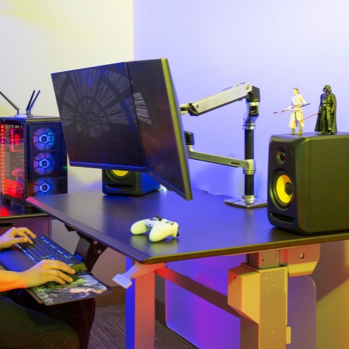 Ergotron LX Series Dual Stacking Arm 61 cm (24") Desk Silver