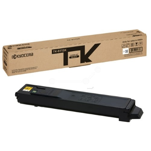 Kyocera 1T02P30NL0/TK-8115K Toner-kit black, 12K pages ISO/IEC 19752 for Kyocera M 8124