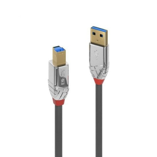 Lindy 1m USB 3.2 Type A to B Cable, 5Gbps, Cromo Line