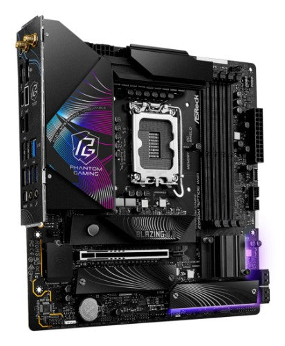 Asrock Phantom Gaming Z890M Riptide WiFi Intel Z890 LGA 1851 (Socket V1) micro ATX