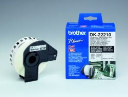 Brother DK-22210 DirectLabel Etikettes white 29mm x 30,48m for Brother P-Touch QL/700/800/QL 12-102mm/QL 12-103.6mm