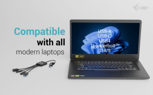 i-tec USB-C/USB-A Cable HUB 4 port (2x USB-C, 2x USB-A)