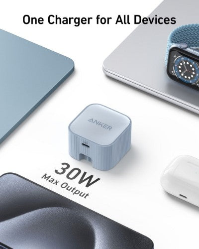 Anker Nano Headphones, Smartphone, Smartwatch, Tablet White AC Fast charging Indoor
