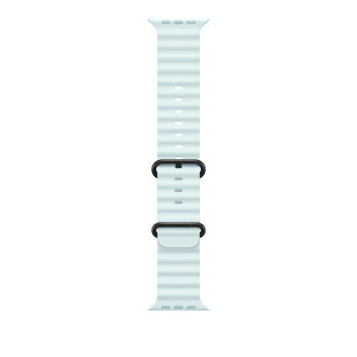 Apple 49mm Ice Blue Ocean Band - Black Titanium Finish