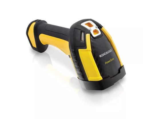 Datalogic PM9600-SR433RB barcode reader Handheld bar code reader 1D/2D Laser Black, Yellow