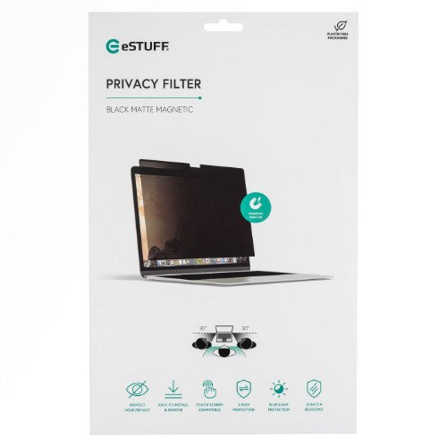 eSTUFF GLBMMB15 display privacy filter 39.1 cm (15.4") Laptop Frameless display privacy filter