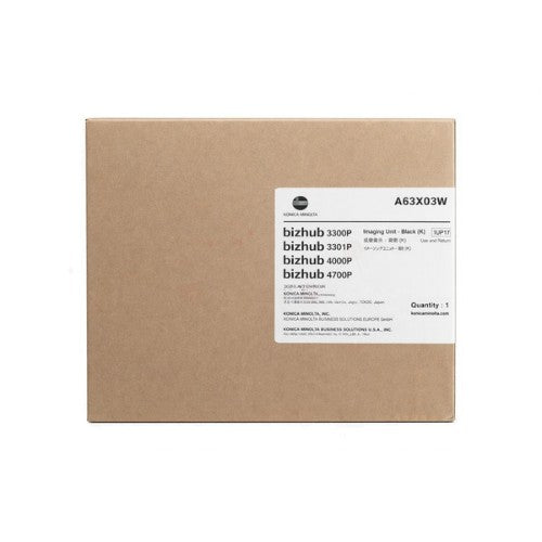 Konica Minolta A63X03W/IUP-17 Drum kit, 60K pages for KM Bizhub 3300 P/4000 P/4700 P