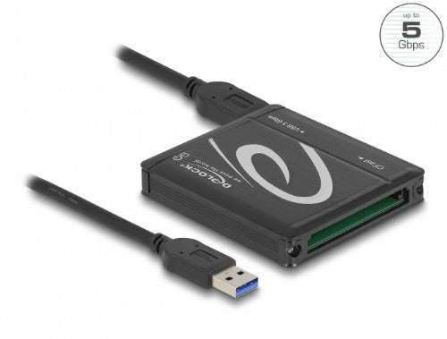 DeLOCK 91686 card reader USB 3.2 Gen 1 (3.1 Gen 1) Black