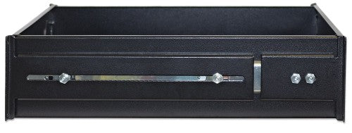 Intellinet 19" Drawer Shelf, 2U, Shelf Depth 350mm, Max 30kg, Black, Three Year Warranty