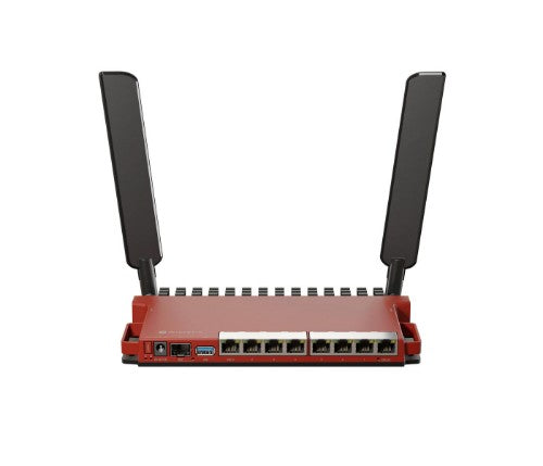 Mikrotik L009UiGS-2HaxD-IN wireless router Gigabit Ethernet Single-band (2.4 GHz) Red