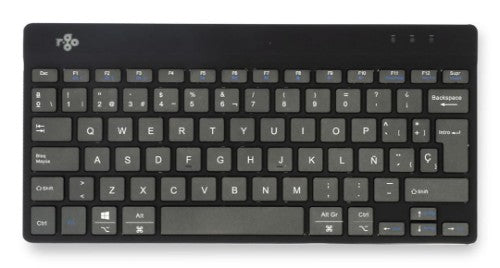 R-Go Tools Ergonomic keyboard R-Go Compact Break, compact keyboard with break software, QWERTY (ES), Bluetooth, black