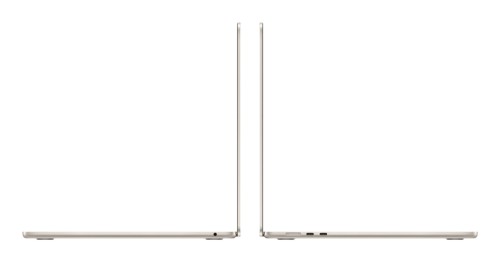 Apple MacBook Air Apple M M3 Laptop 38.9 cm (15.3") 8 GB 512 GB SSD Wi-Fi 6E (802.11ax) macOS Sonoma Beige
