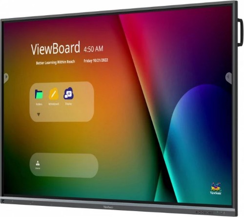 Viewsonic IFP8650-5F interactive whiteboard 2.18 m (86") 3840 x 2160 pixels Touchscreen Black HDMI