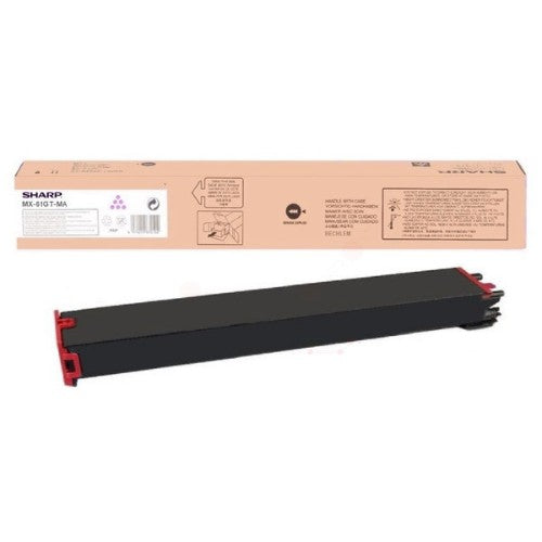 Sharp MX-61GTMA Toner magenta high-capacity, 24K pages ISO/IEC 19752 for Sharp MX-2651/3070/5050