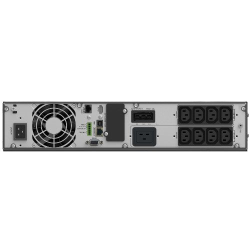 PowerWalker VFI 3000 ICR IoT UK uninterruptible power supply (UPS) Double-conversion (Online) 3 kVA 3000 W 9 AC outlet(s)