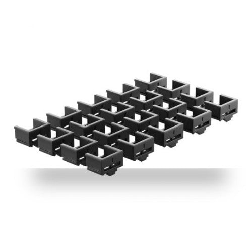 Lindy RJ-45 Port Blockers (Without Key) - Pack of 20, Black