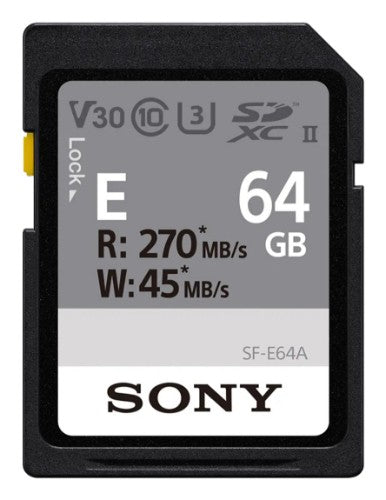 Sony SF-E64A 64 GB SDXC Class 10
