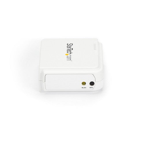 StarTech.com 1 Port USB Wireless N Network Print Server with 10/100 Mbps Ethernet Port - 802.11 b/g/n - TAA