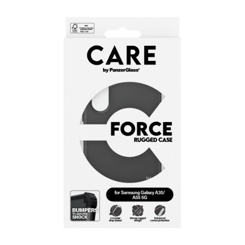 PanzerGlass CARE™ by ® Case Black FORCE Samsung Galaxy A35 5G