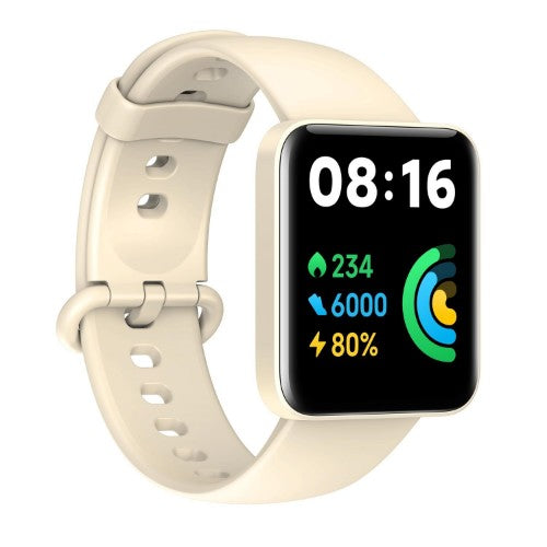Xiaomi Redmi Watch 2 Lite 3.94 cm (1.55") TFT 41 mm Digital 320 x 360 pixels Touchscreen Ivory GPS (satellite)