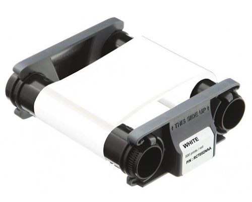 Evolis RCT052NAA Thermal-transfer ribbon white, 500 pages for Evolis Edikio Access