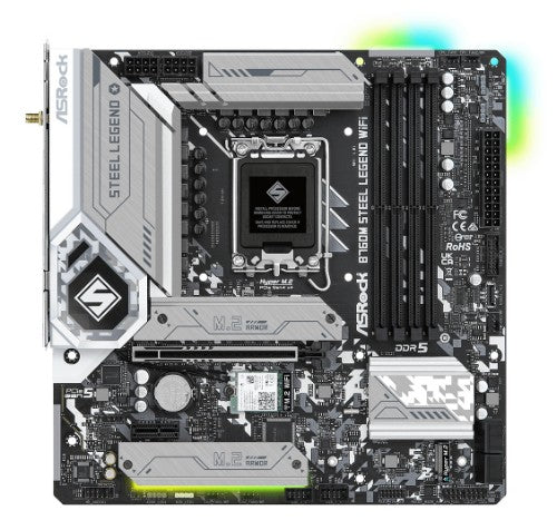 Asrock B760M Steel Legend WiFi Intel B760 LGA 1700 micro ATX
