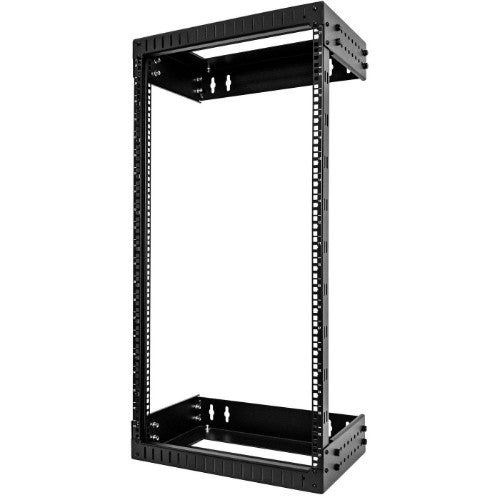 StarTech.com 21U 19" Wall Mount Network Rack - Adjustable Depth 12-20" 2 Post Open Frame Server Room Rack for AV/Data/ IT Communication/Computer Equipment/Switch w/Cage Nuts & Screws