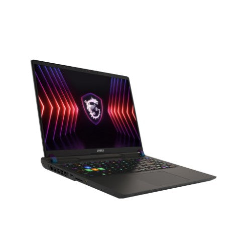 MSI Vector 16 HX A14VHG Intel® Core™ i7 i7-14650HX Laptop 40.6 cm (16") Full HD+ 16 GB DDR5-SDRAM 2 TB SSD NVIDIA GeForce RTX 4080 Wi-Fi 7 (802.11be) Windows 11 Home Black