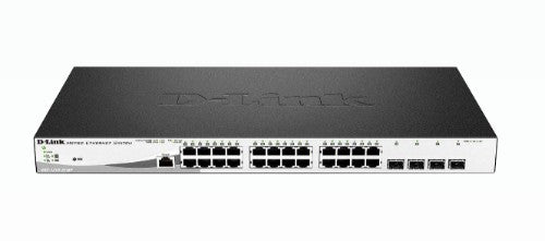 D-Link DGS-1210-28MP/E network switch Managed L2 Gigabit Ethernet (10/100/1000) Power over Ethernet (PoE) 1U Black, Grey