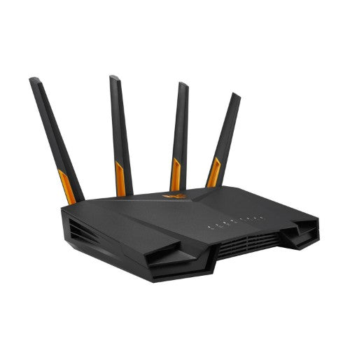 ASUS TUF Gaming AX3000 V2 wireless router Gigabit Ethernet Dual-band (2.4 GHz / 5 GHz) Black, Orange