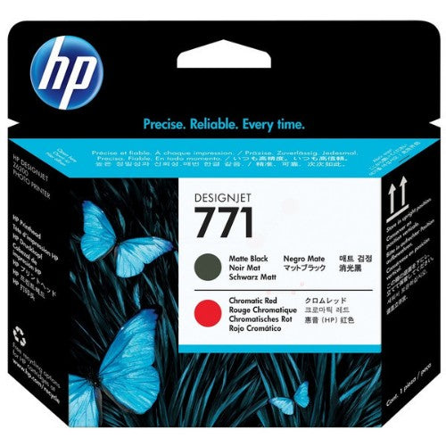 HP CE017A/771 Printhead black matt / red 775ml for HP DesignJet Z 6200/6800