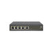 LevelOne Hilbert 5-Port Gigabit PoE Smart Lite Switch, 802.3at/af PoE, 4 PoE Outputs, 60W PoE Power Budget