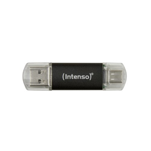 Intenso Twist Line USB flash drive 64 GB USB Type-A / USB Type-C 3.2 Gen 1 (3.1 Gen 1) Anthracite