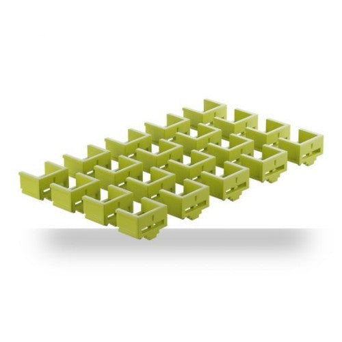 Lindy RJ-45 Port Blockers (Without Key) - Pack of 20, Green