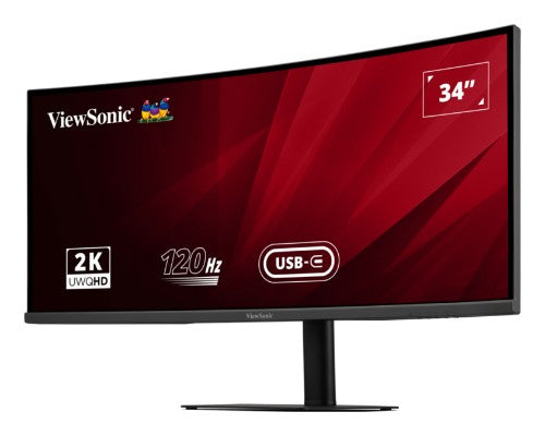Viewsonic VA VA3420C LED display 86.4 cm (34") 3440 x 1440 pixels UltraWide Quad HD Black