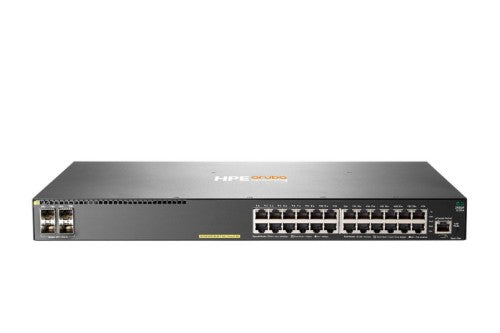 HPE Aruba Networking 2930F 24G PoE+ 4SFP+ Managed L3 Gigabit Ethernet (10/100/1000) Power over Ethernet (PoE) 1U