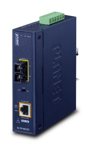 PLANET IGTP-805AT network media converter 2000 Mbit/s 1310 nm Blue