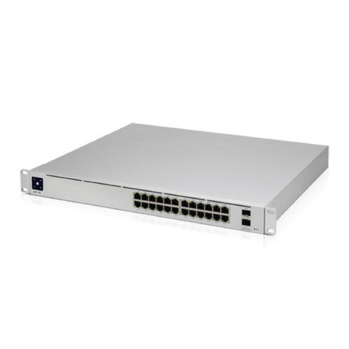 Ubiquiti UniFi Pro 24-Port PoE Managed L2/L3 Gigabit Ethernet (10/100/1000) Power over Ethernet (PoE) 1U Silver