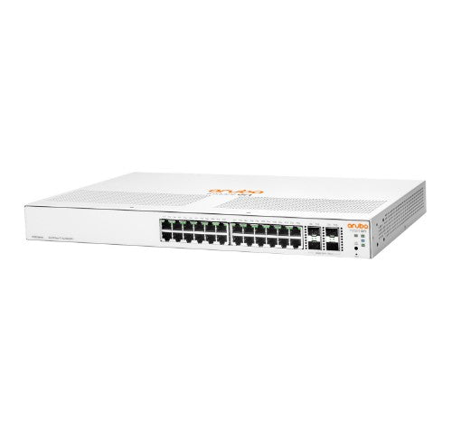 HPE Networking Instant On Switch 24p Gigabit 4p SFP+ 1930 Managed L2+ Gigabit Ethernet (10/100/1000) 1U White