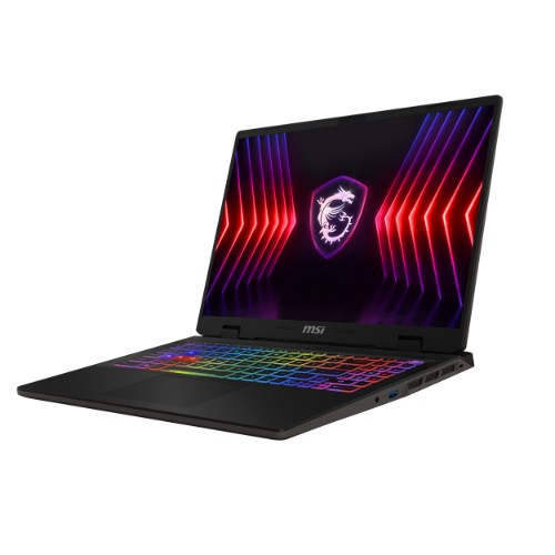 MSI Sword 16 HX B14VGKG-013UK Intel® Core™ i7 i7-14700HX Laptop 40.6 cm (16") Quad HD+ 16 GB DDR5-SDRAM 1 TB SSD NVIDIA GeForce RTX 4070 Wi-Fi 6E (802.11ax) Windows 11 Home Grey