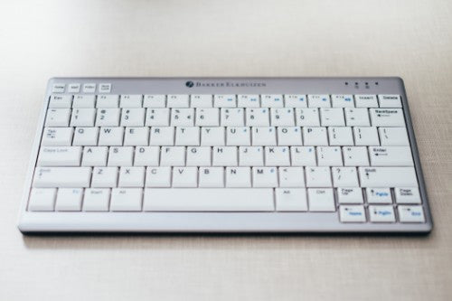 BakkerElkhuizen UltraBoard 950 keyboard Office USB QWERTY UK English Light grey, White