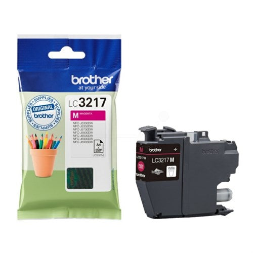 Brother LC-3217M Ink cartridge magenta, 550 pages ISO/IEC 24711 9ml for Brother MFC-J 5330