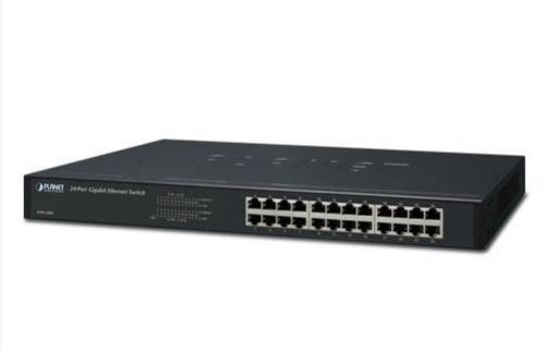 PLANET GSW-2401 network switch Unmanaged Gigabit Ethernet (10/100/1000) 1U Blue