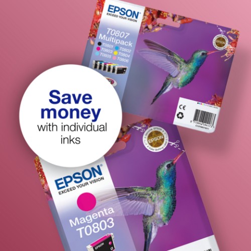 Epson C13T08024011/T0802 Ink cartridge cyan, 435 pages ISO/IEC 24711 7.4ml for Epson Stylus Photo P 50/PX/PX 730/R 265