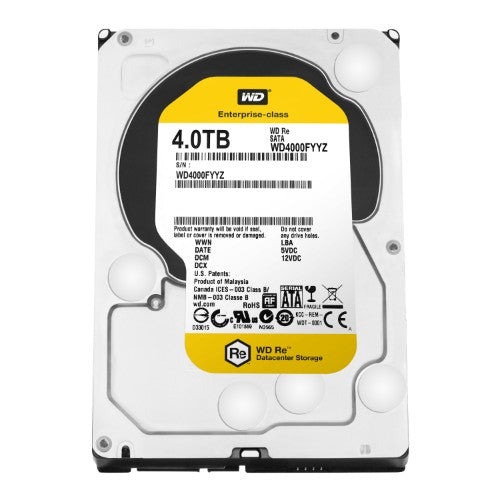 Western Digital RE 4TB internal hard drive 7200 RPM 64 MB 3.5" Serial ATA III