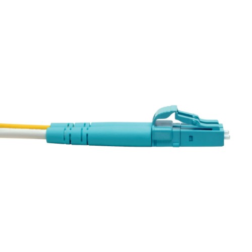 Tripp Lite N820-02M-OM5 100G Duplex Multimode 50/125 OM5 LSZH Fiber Optic Cable (LC/LC), Lime Green, 2 m