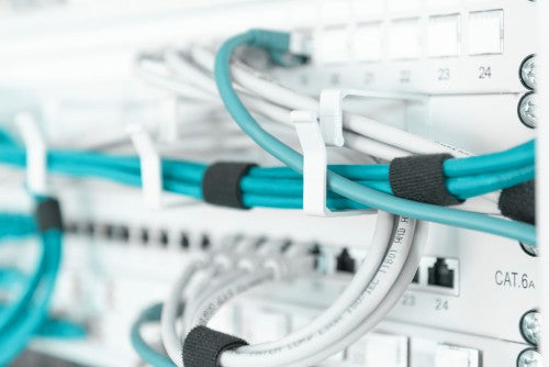 Digitus Cable routing panel with cable routing brackets for 483 mm (19") cabinets, 1U