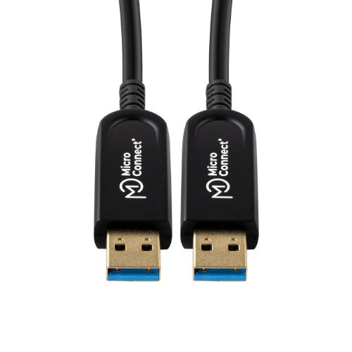 Microconnect USB3.0AA10BOP USB cable USB 3.2 Gen 1 (3.1 Gen 1) 10 m USB A Black