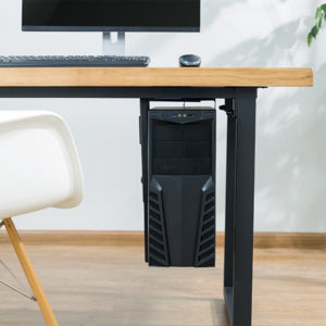 LogiLink EO0005 CPU holder Desk-mounted CPU holder Black